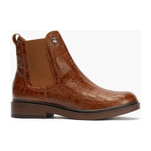 JucaZapatos - Pitillos 10895 - CUERO - Botín Chelsey en Coco de mujer color cuero