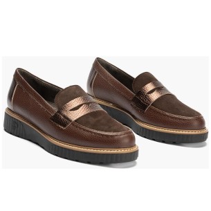JucaZapatos - Pitillos 107 - NEGRO - Mocasín Mujer Cuña Baja Negro 2