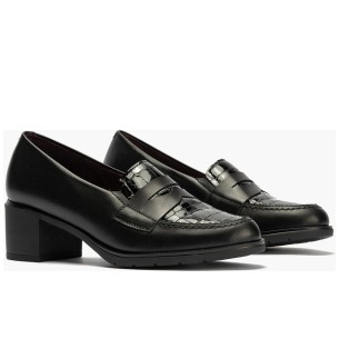 JucaZapatos - Pitillos 11562 - MARRON - Mocasín en napa con grano con detalle adorno Marrón 2
