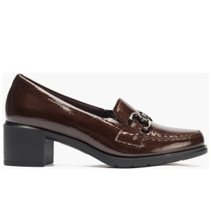 JucaZapatos - Pitillos 10790 - NEGRO - Mocasín con Flecos en Charol de mujer color negro