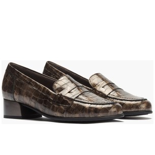 JucaZapatos - Pitillos 11562 - MARRON - Mocasín en napa con grano con detalle adorno Marrón 2
