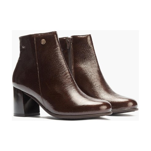 JucaZapatos - Pitillos 11656 - MARRON - Botin en Charol Marrón