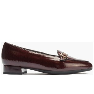 JucaZapatos - Pitillos 11670 - MARRON - Mocasin en Charol con Hebilla Marrón