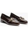 JucaZapatos - Pitillos 11670 - MARRON - Mocasin en Charol con Hebilla Marrón