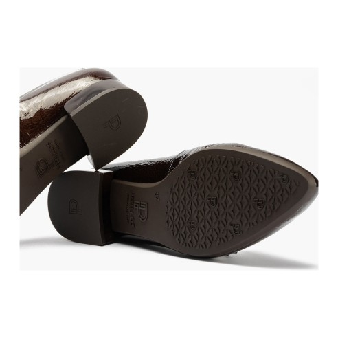 JucaZapatos - Pitillos 11670 - MARRON - Mocasin en Charol con Hebilla Marrón