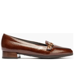 JucaZapatos - Pitillos 10790 - NEGRO - Mocasín con Flecos en Charol de mujer color negro
